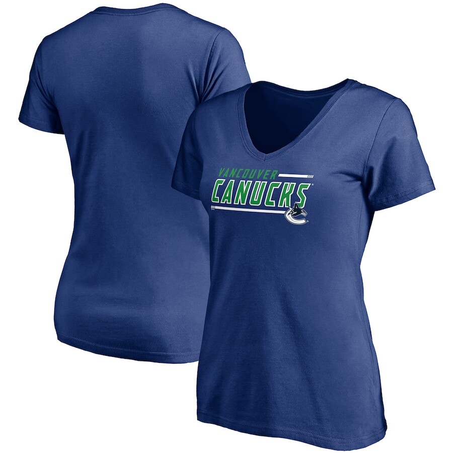 

Футболка с коротким рукавом Fanatics Branded Vancouver Canucks, синий