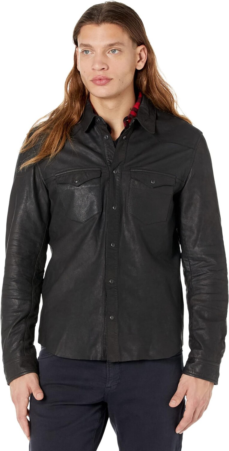 

Куртка Mason Western Shirt Jacket L1422Y3 John Varvatos, черный