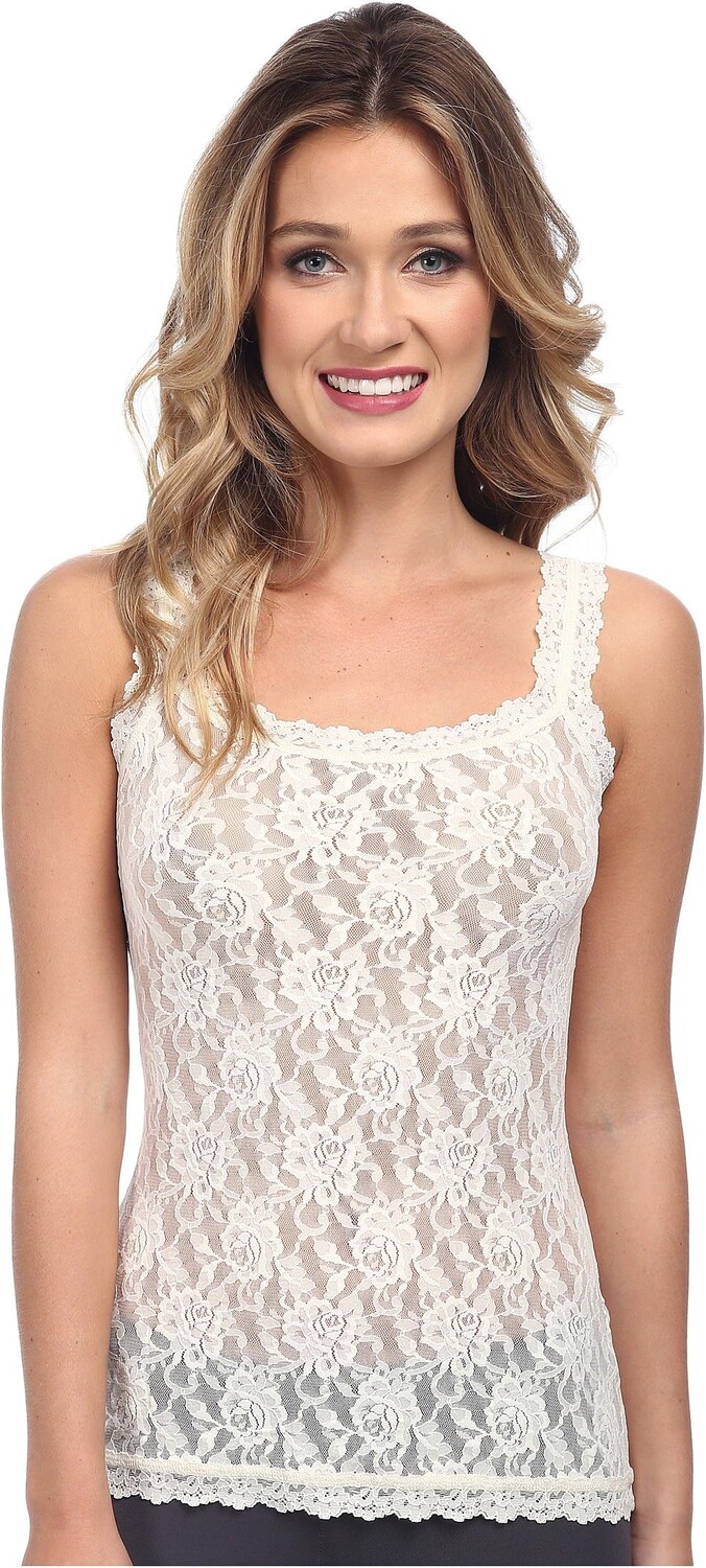 

Майка Signature Lace Unlined Cami Hanky Panky, слоновая кость
