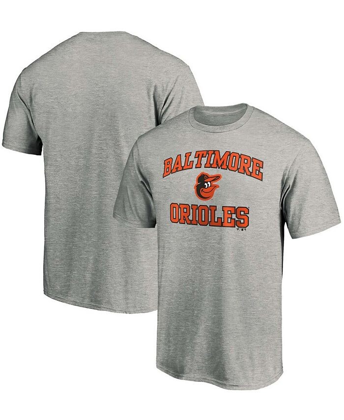 

Мужская серая футболка с принтом Baltimore Orioles Heart Soul Fanatics, серый