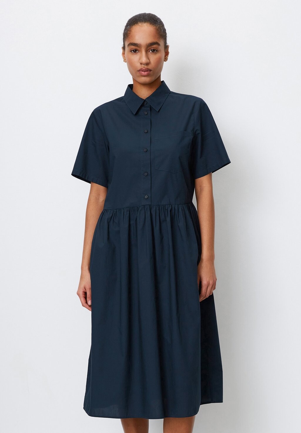 

Платье-блузка SHORT SLEEVE Marc O'Polo DENIM, цвет navy teal