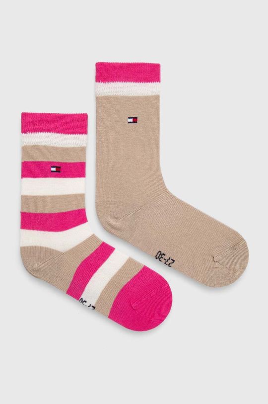 Детские носки 2 упаковки Tommy Hilfiger, розовый