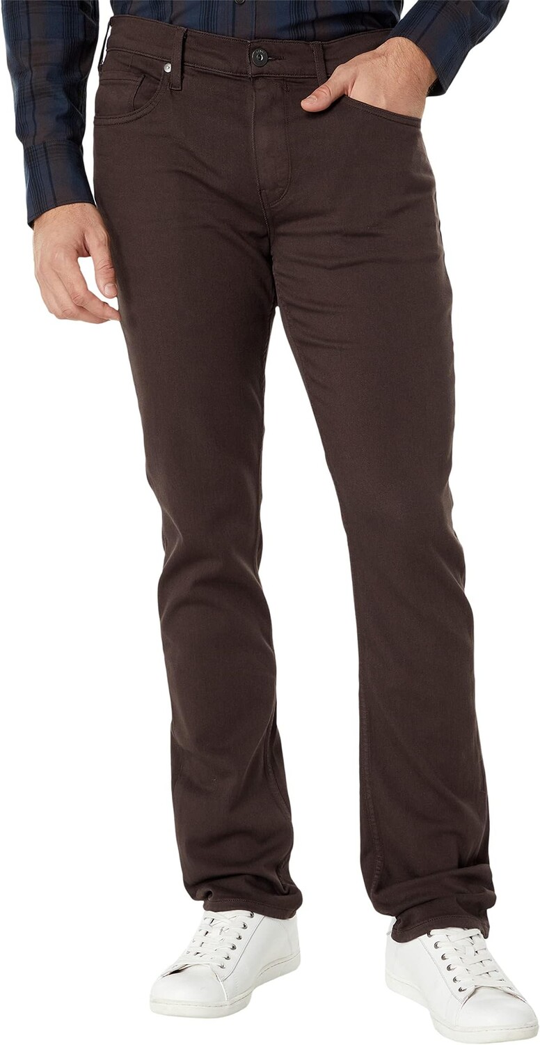

Джинсы Paige Federal Transcend Slim Straight Fit Jean, цвет Seal Brown