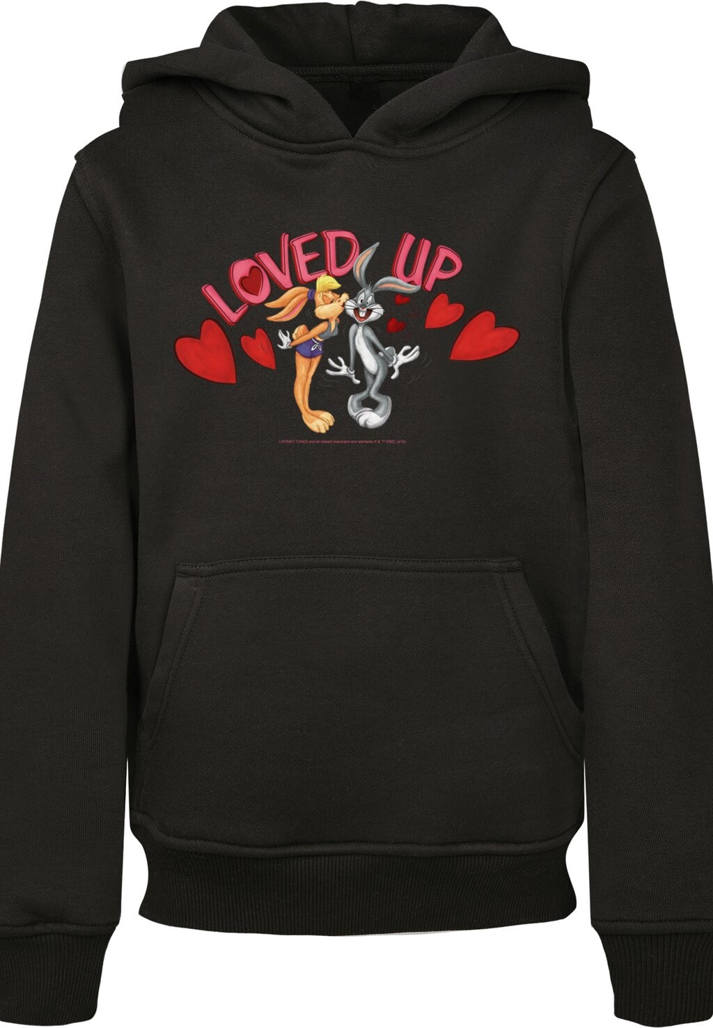 

Толстовка Looney Tunes Bugs Bunny And Lola Valentine'S Day Loved Up F4NT4STIC, черный
