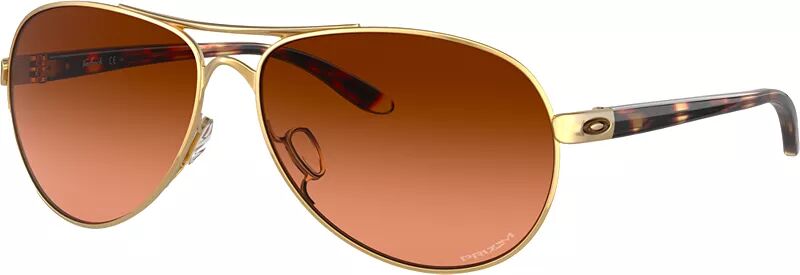 Солнцезащитные очки Oakley с обратной связью, золотой/коричневый
