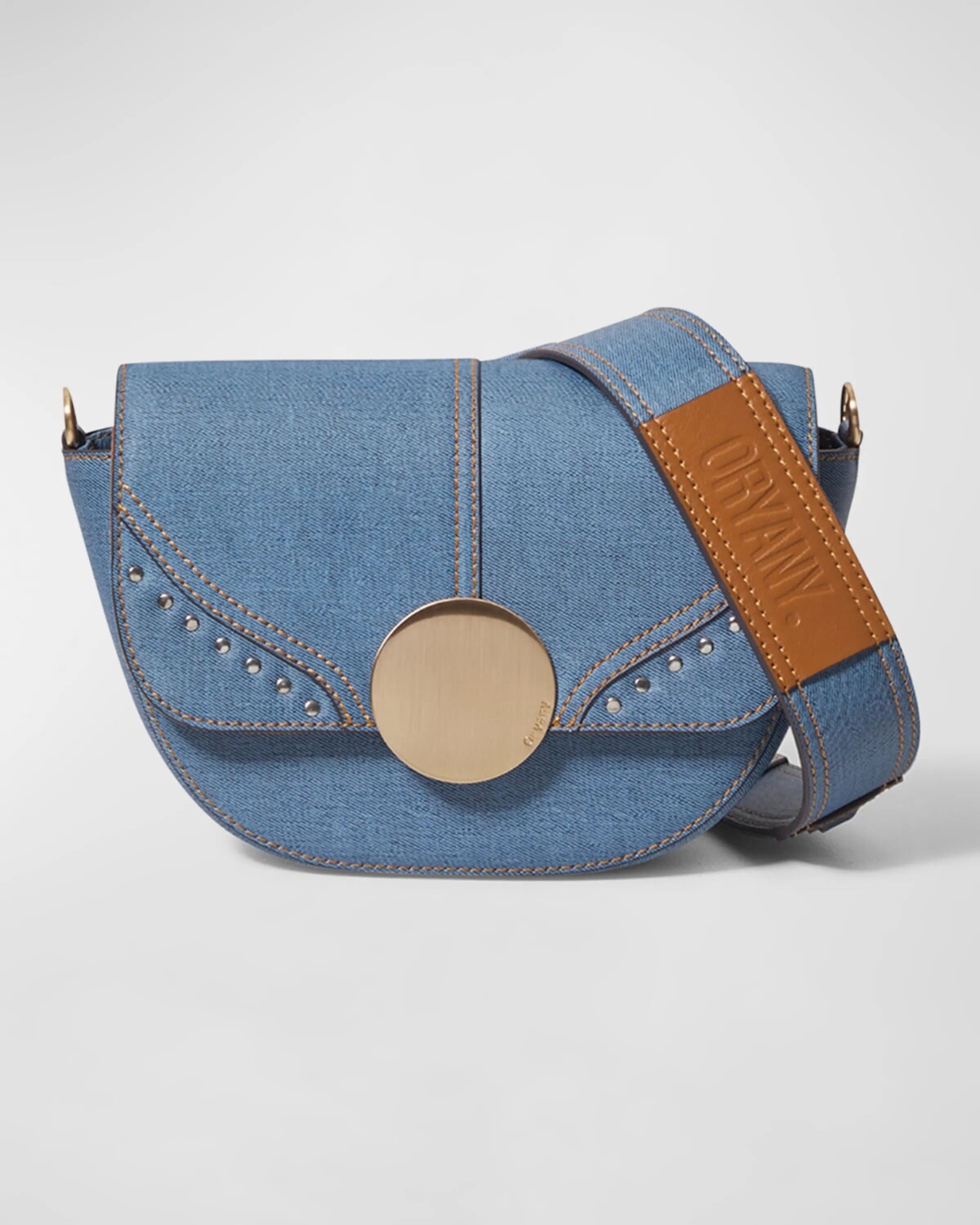 

Джинсовая сумка через плечо Lottie Saddle Oryany, цвет Denim Blue