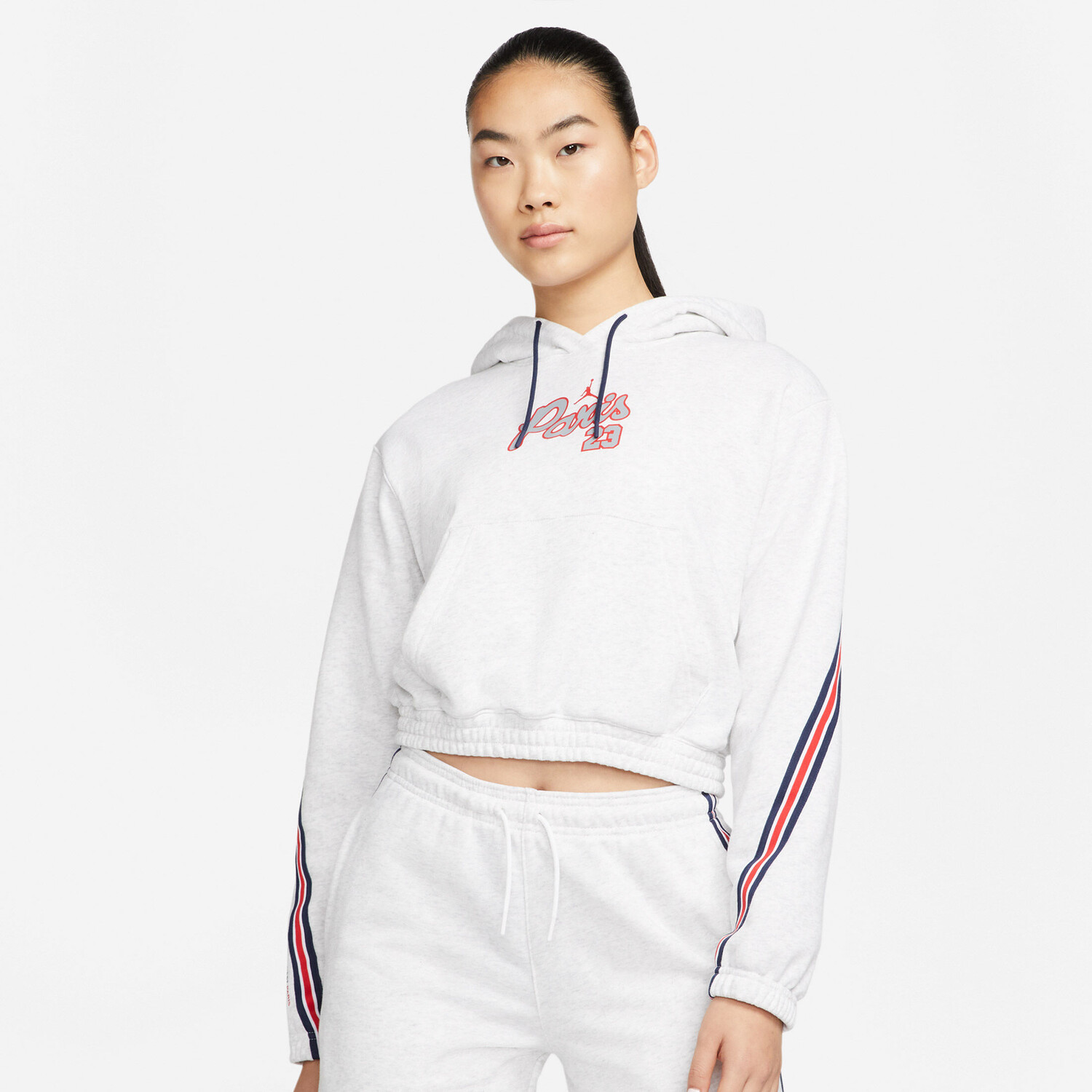 

Толстовка Jordan Trainingstop Paris St. Germain Fleece, белый
