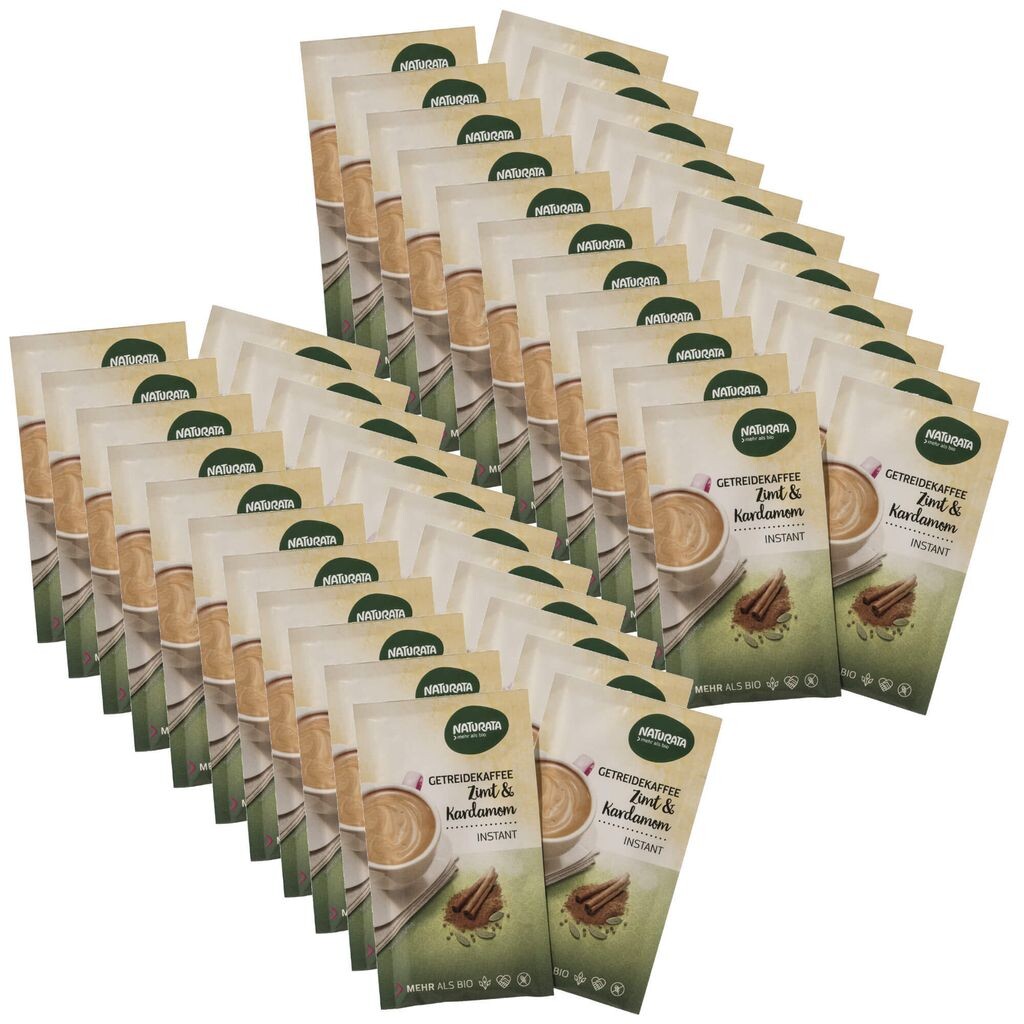 

Зерновой кофе с корицей и кардамоном, растворимый, пакетик, 100 х 8 г Naturata