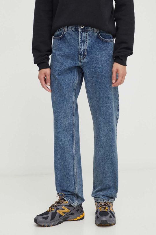 Джинсы Karl Lagerfeld Jeans, синий джинсы свободного кроя karl lagerfeld черный