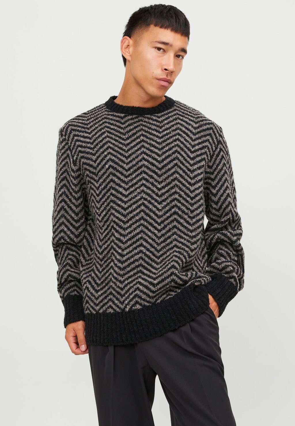 

Свитер Jprblufreddy Crew Neck Jack & Jones, цвет ghost gray