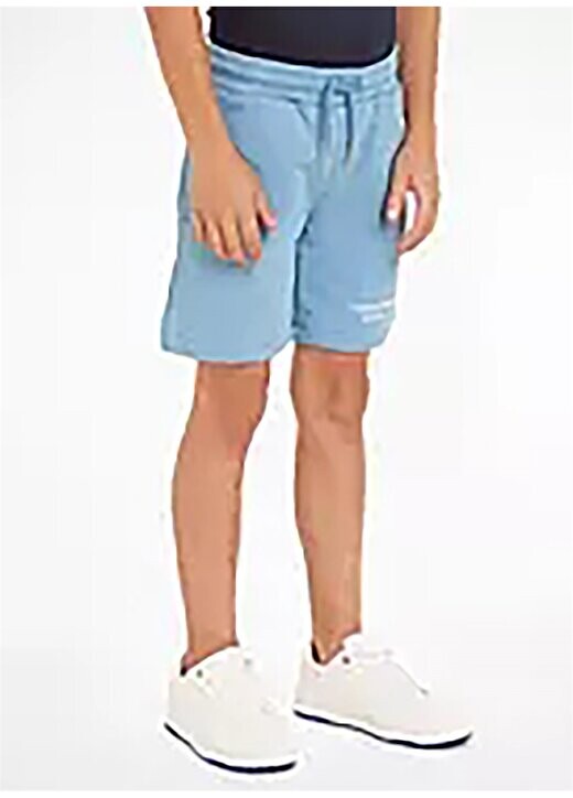 

Нормальные синие мужские шорты CKJ STACK LOGO JOGGER SHORTS Calvin Klein, синий