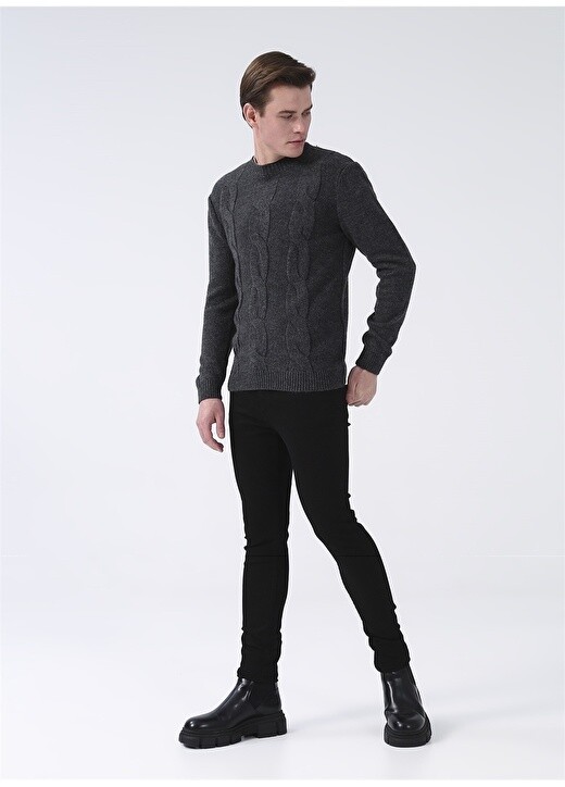 

Черные мужские джинсовые брюки Skinny с нормальной талией Fabrika