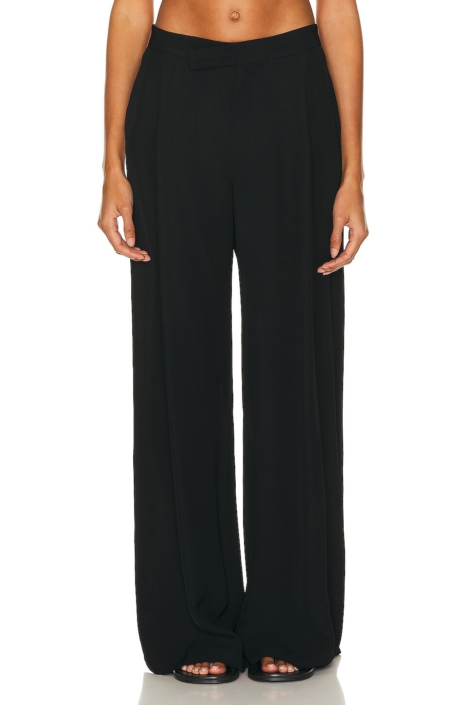 

Брюки St. Agni Overlap Waist Trouser, черный