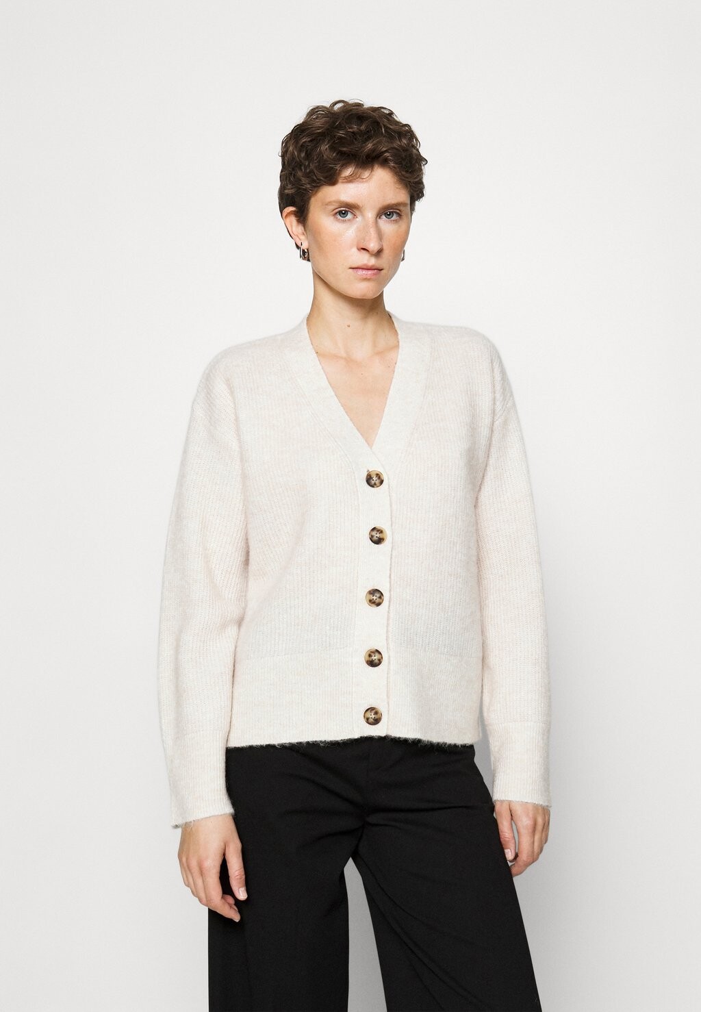 

Кардиган Selected Maline Ls Cardigan Noos, под березу, Белый