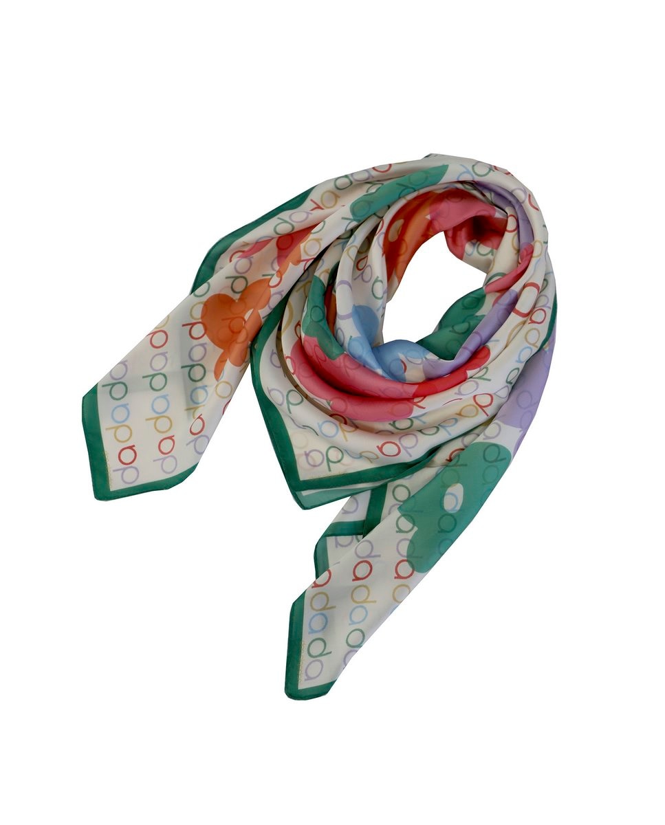 Женский шарф с разноцветным принтом Don Algodón, мультиколор женский шарф с разноцветным принтом don algodón мультиколор