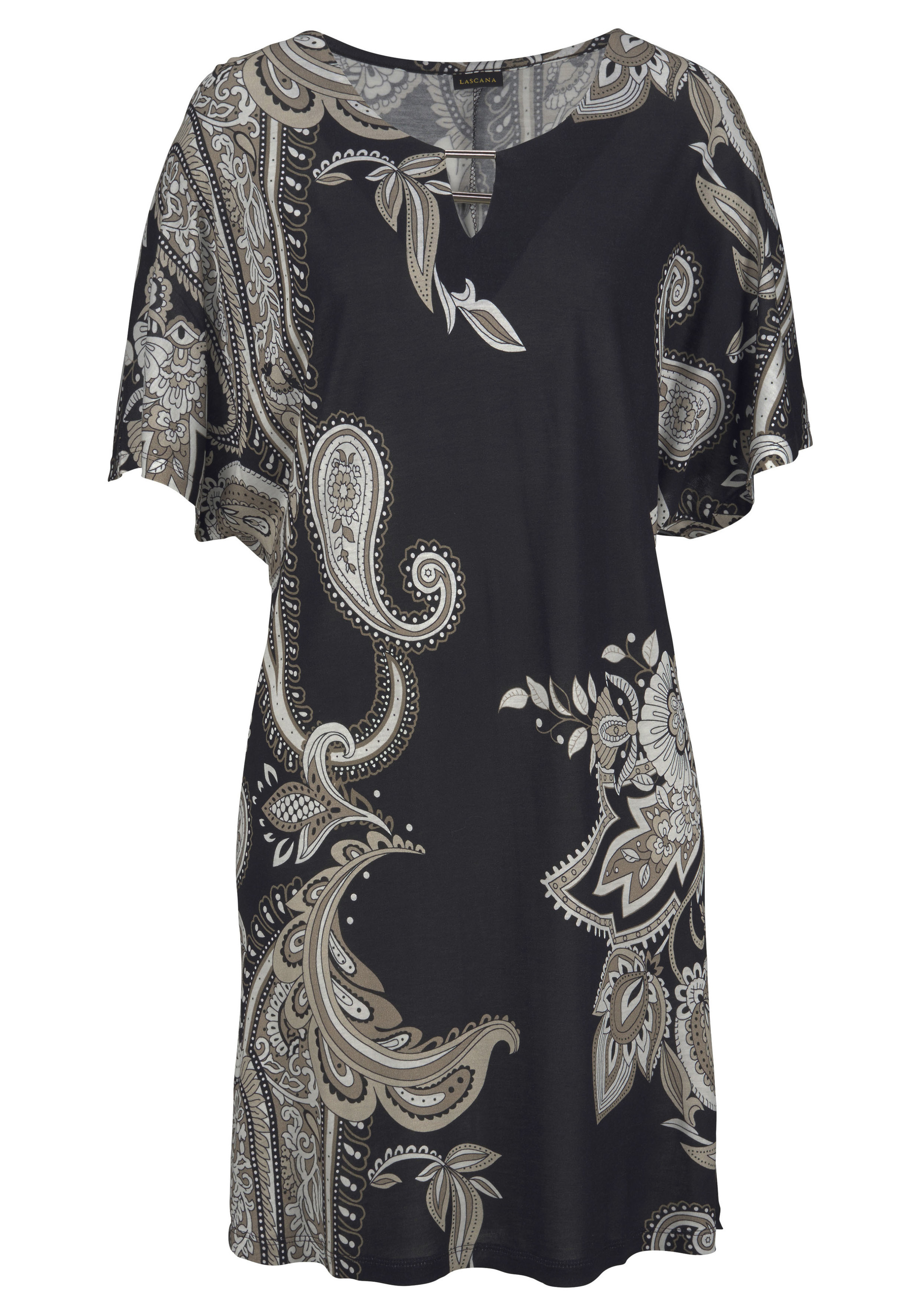 Платье LASCANA Jersey, цвет bedruckt платье s oliver jersey цвет koralle bedruckt