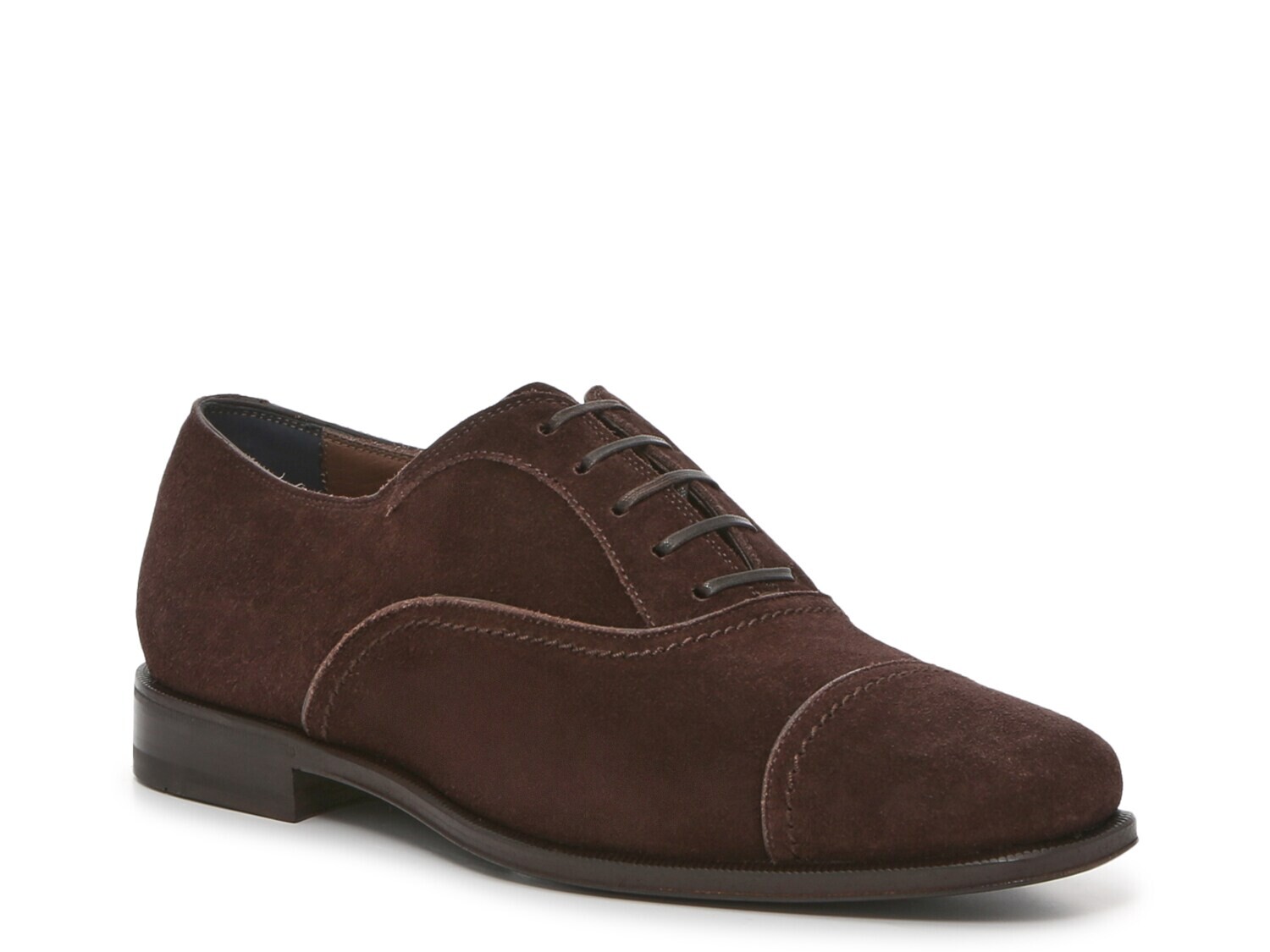 

Salvatore Ferragamo Seul Cap-Toe Оксфорды, темно-коричневый