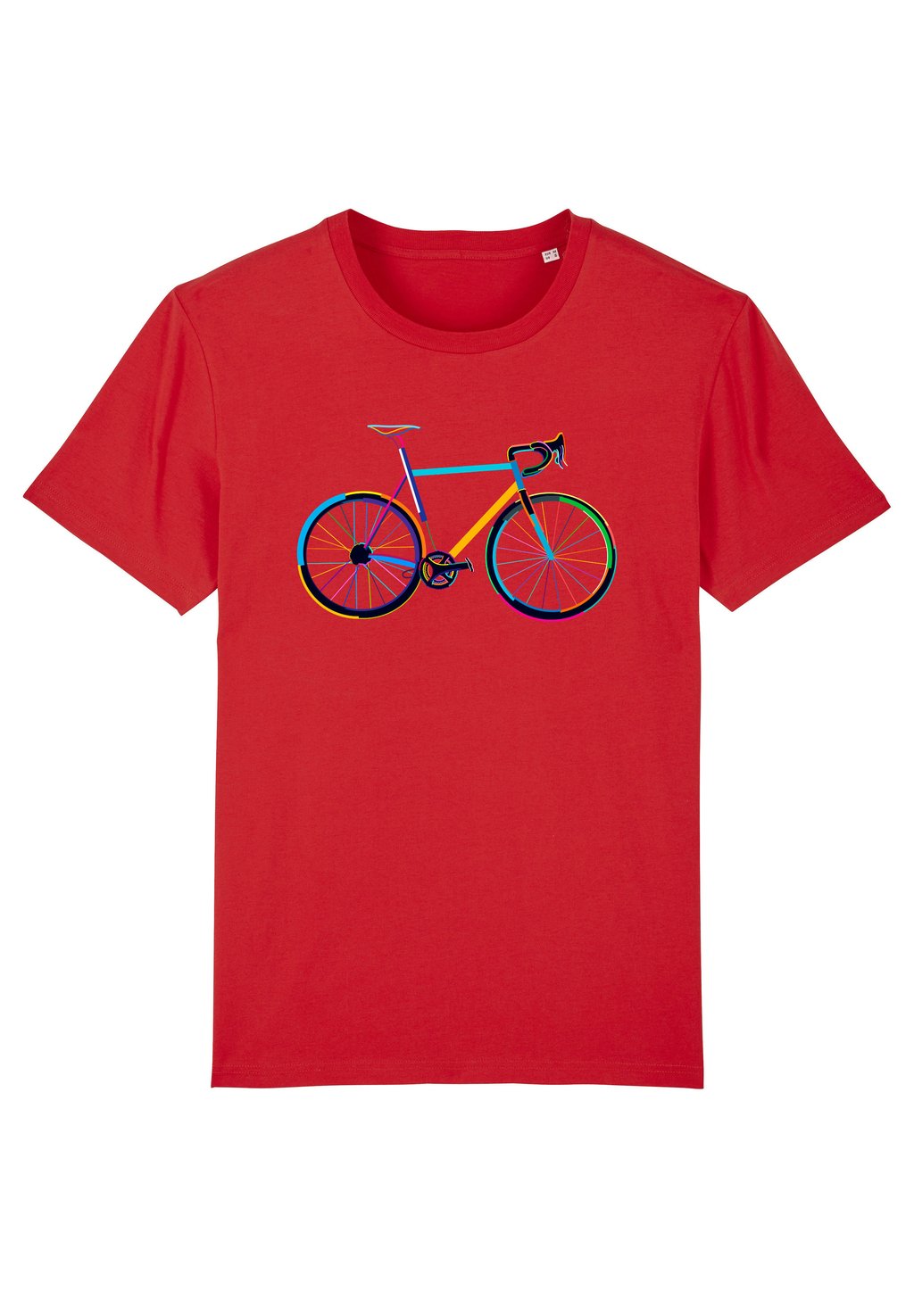 

Футболка с принтом FAHRRAD BY NIGHT Watapparel, цвет red