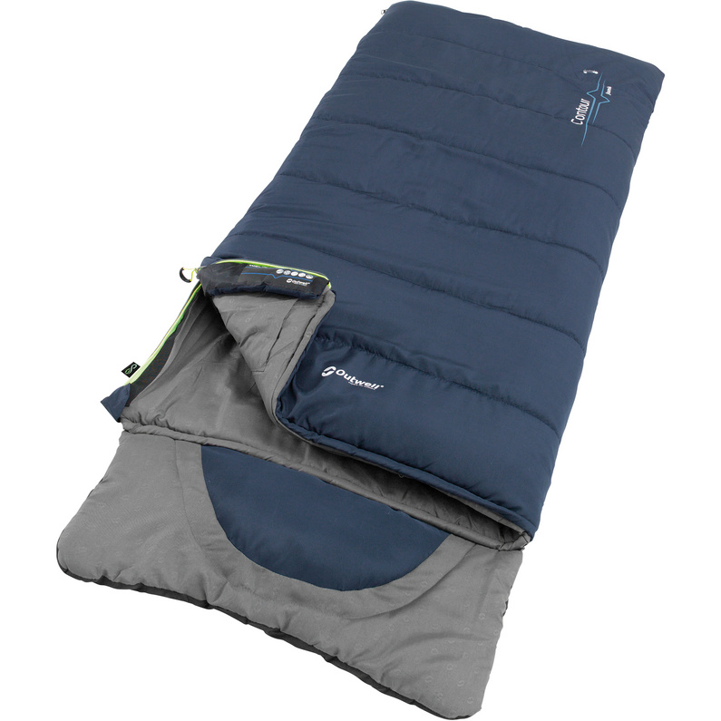 Детский контурный спальник Outwell, синий детский спальный мешок с ногами для детей зимний спальный мешок для младенцев детский спальный мешок с ногами мешок для сна для младенцев