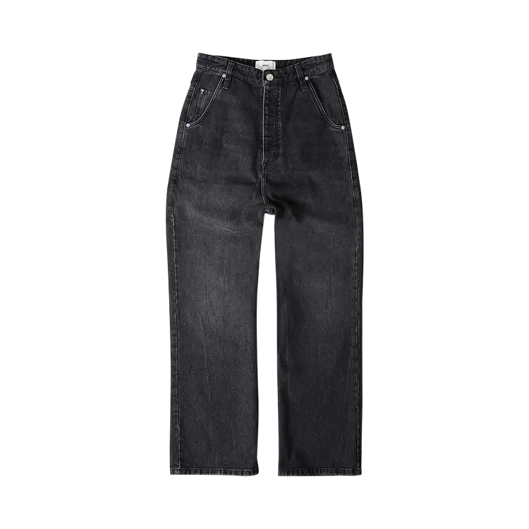 

Джинсы Ami Baggy Fit 'Used Black', черный