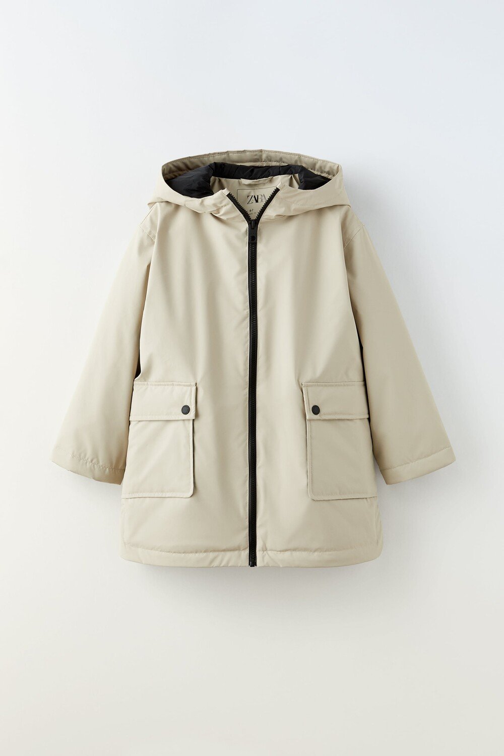 

Прорезиновый дождевик Zara, лед