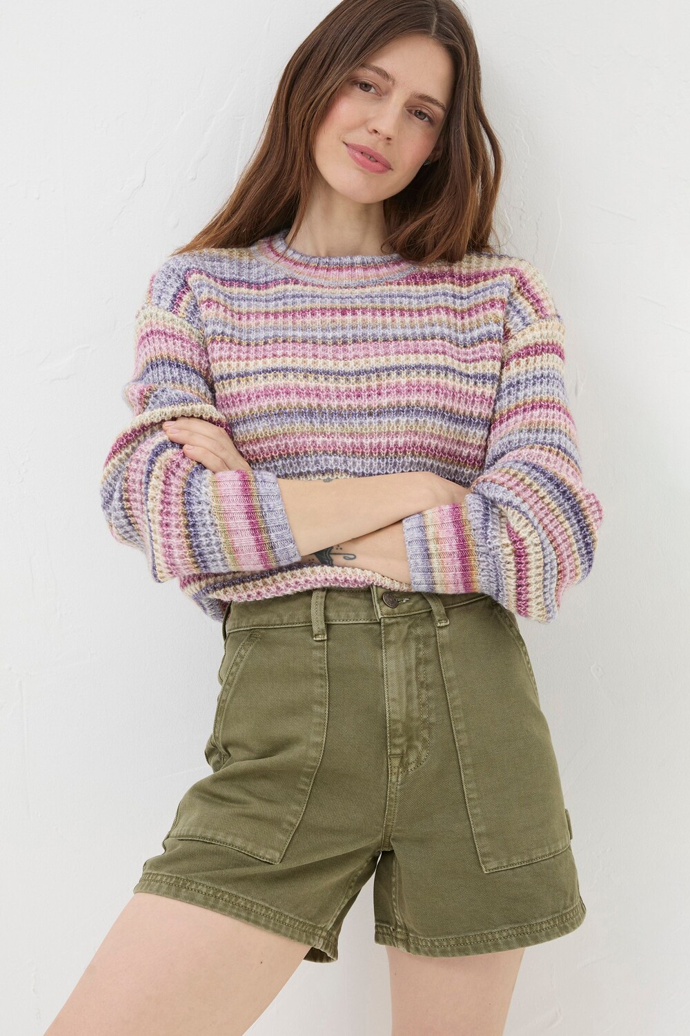 

Джинсовые шорты Fatface Cali Carpenter Fat Face, зеленый