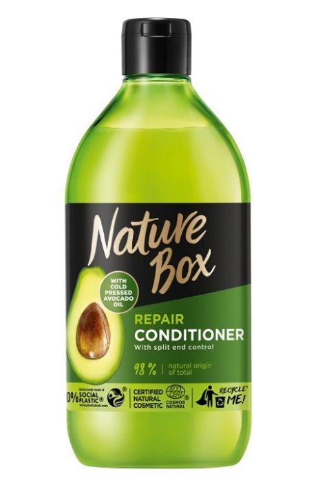 Nature Box Avocado Кондиционер для волос, 385 ml nature box men walnut oil 3in1 шампунь 385 ml