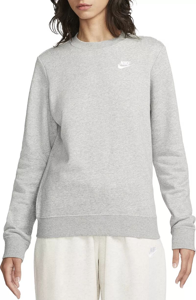 Женская флисовая толстовка с круглым вырезом Nike Sportswear Club толстовка мужская женская зимняя флисовая с капюшоном и круглым вырезом
