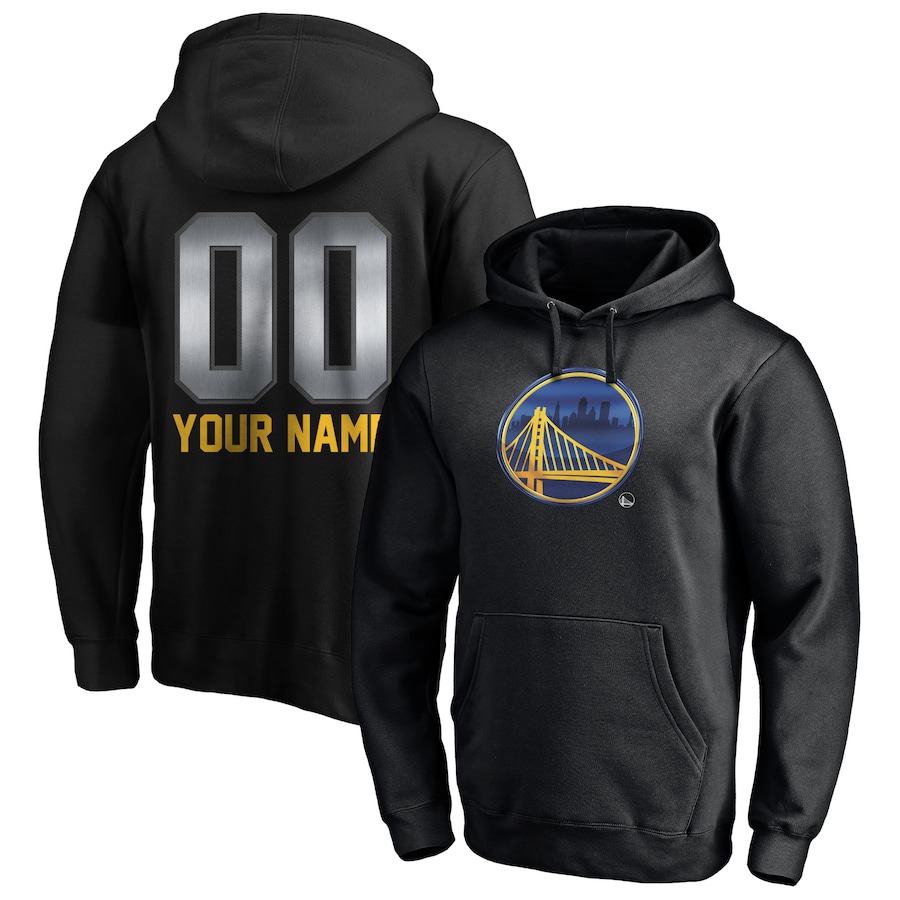 

Пуловер с капюшоном Fanatics Branded Golden State Warriors, черный