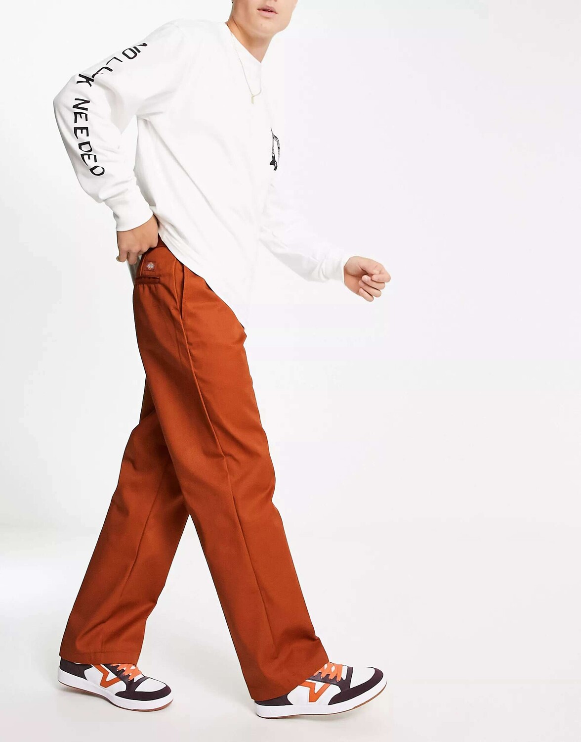 

Коричневые рабочие брюки прямого кроя Dickies 874, Коричневый