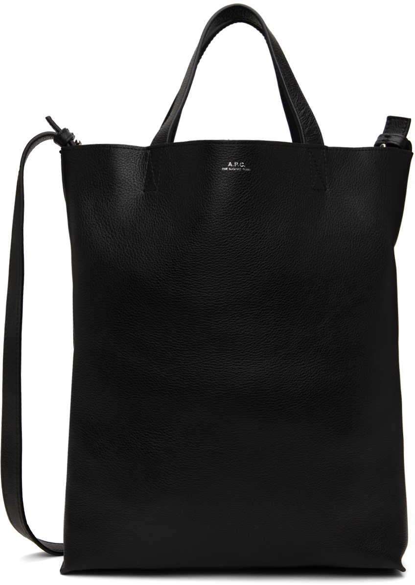 Черный - Большая сумка-тоут для покупок Maiko среднего размера A.P.C., цвет Black
