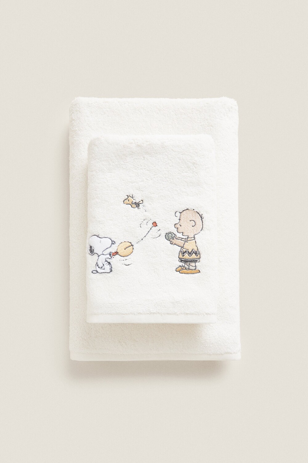 

Махровое полотенце peanuts Zara, устричный белый