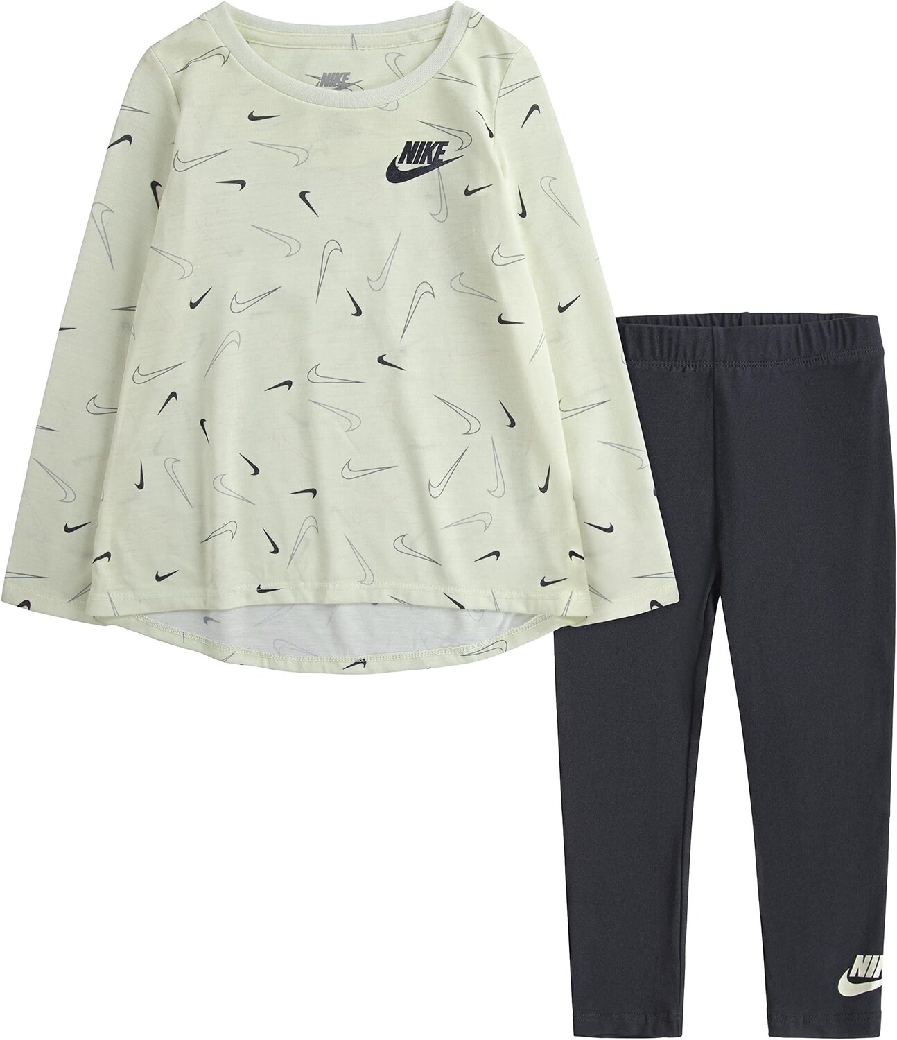 

Детский набор Nike Swooshfetti Leggings Set, черный