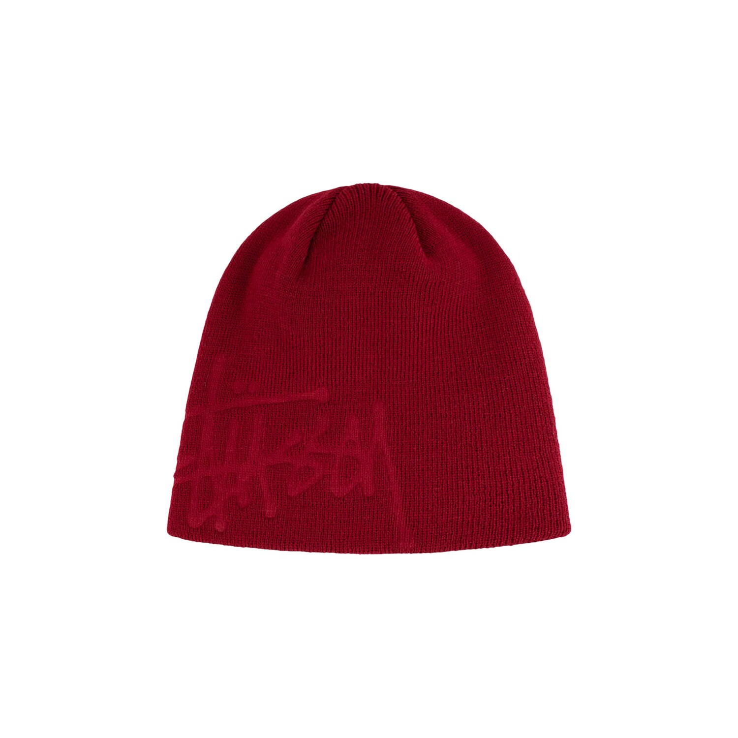 

Шапка-бини Stussy с тисненым логотипом Stock, темно-красная, Коричневый