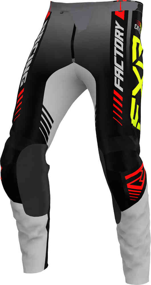 Молодежные брюки для мотокросса Clutch Pro FXR, серый/черный шлем для мотокросса clutch cx mx gear fxr белый черный