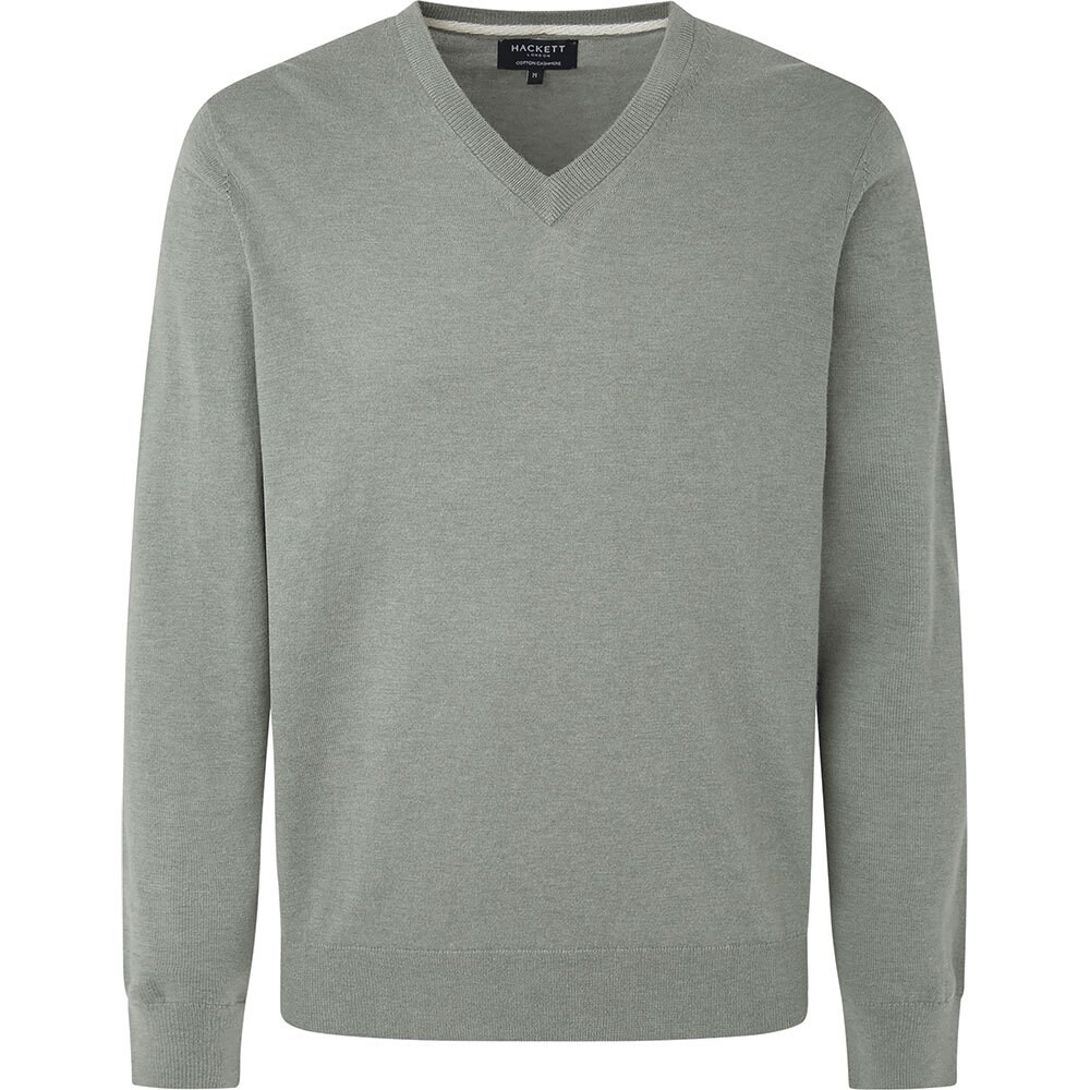 

Свитер Hackett Cotton Cashmere V Neck, зеленый