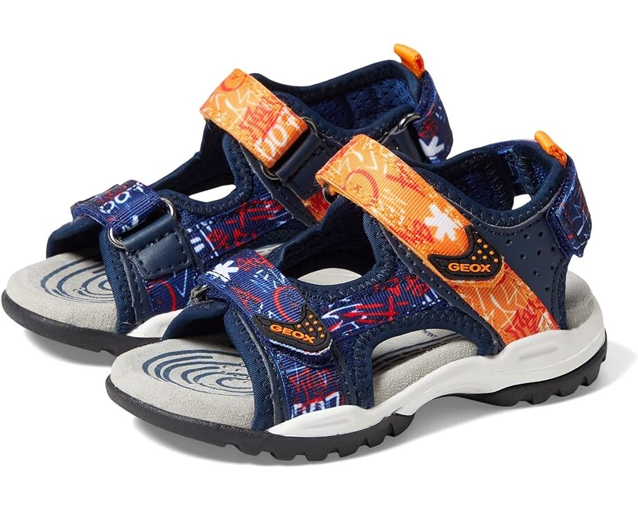 

Сандалии Geox Borealis 23, цвет Navy/Orange
