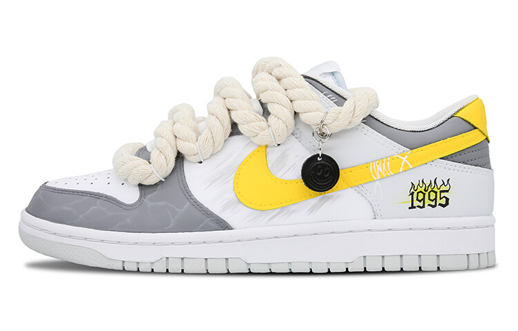 

Кроссовки Nike Dunk Skateboarding Shoes Women's Low-top Gray, светло-серый