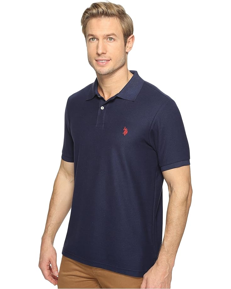 Поло U.S. POLO ASSN. Ultimate Pique Polo Shirt, цвет Classic Navy поло u s polo assn ultimate pique polo shirt цвет oatmeal heather classic navy