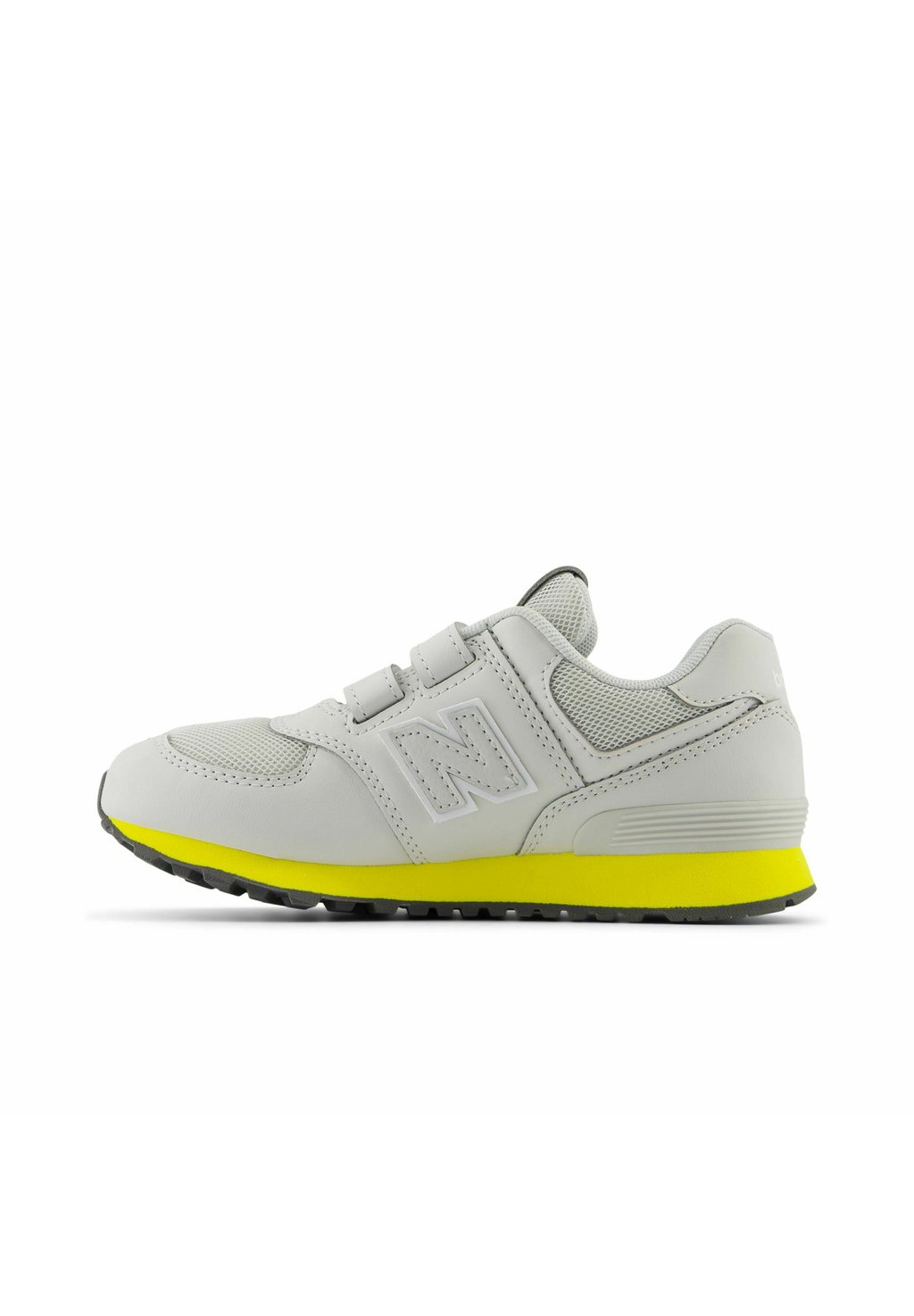 Прогулочная обувь HOOK & LOOP. New Balance, цвет grey matter lemon zest