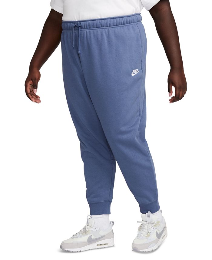 Спортивная одежда больших размеров Клубные флисовые спортивные штаны со средней посадкой Nike, синий