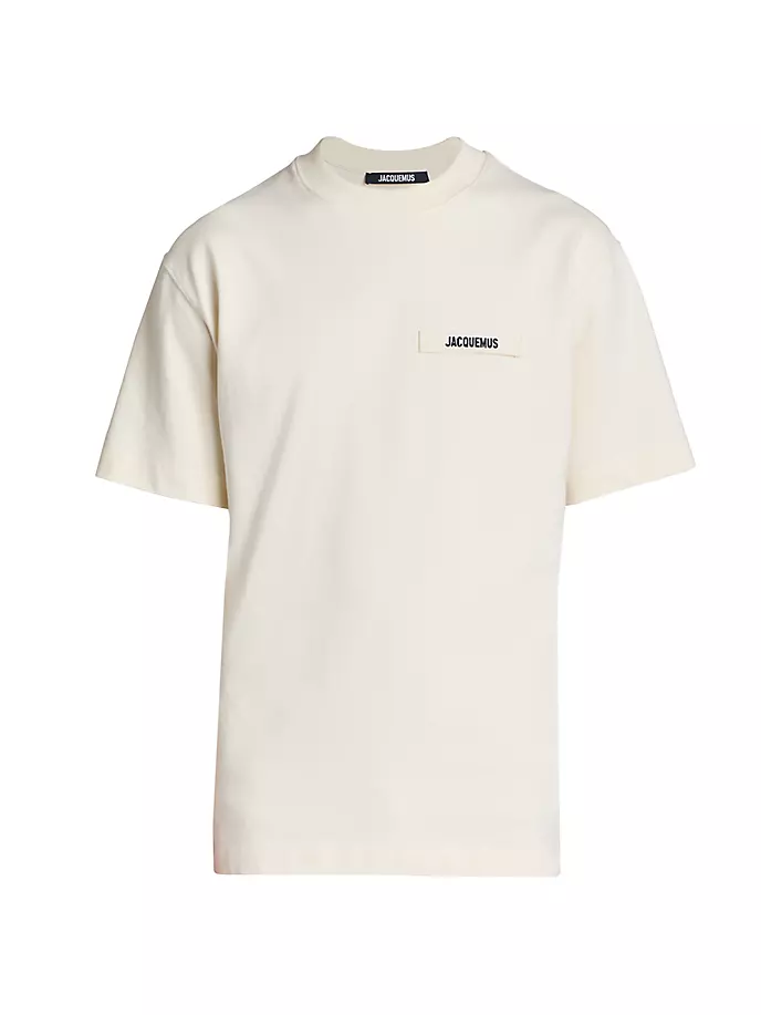 

Футболка с круглым вырезом Gros Grain Jacquemus, бежевый