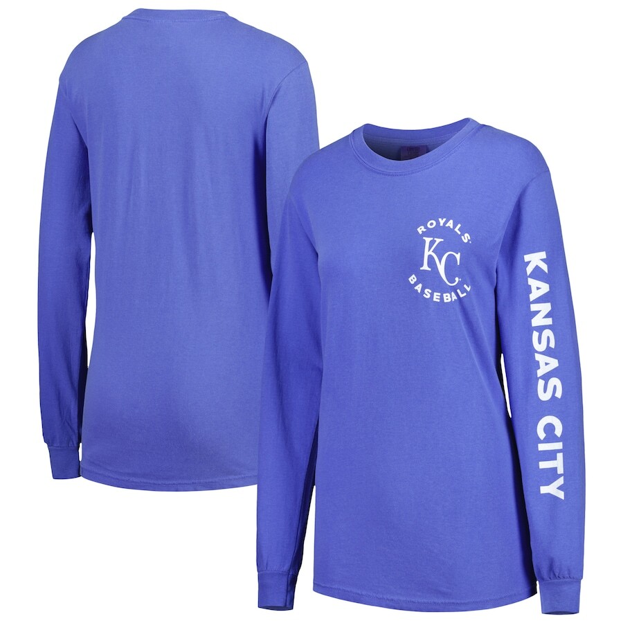 

Футболка с длинным рукавом Soft as a Grape Kansas City Royals, роял
