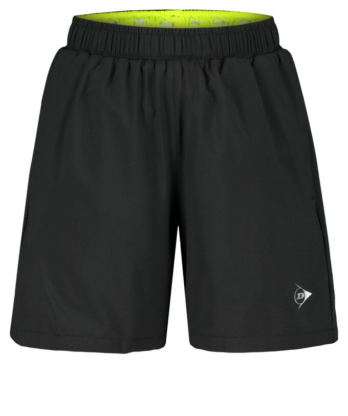 Теннисные шорты мальчики тканые короткие Dunlop, черный