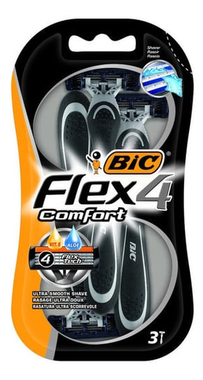 Бритвы цельные, 3 шт. Bic Flex 4 Comfort