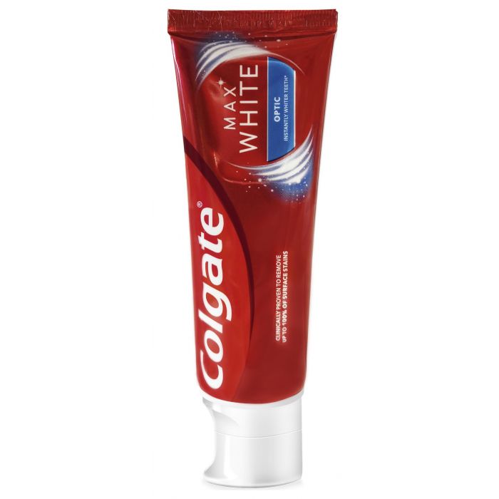 Зубная паста Dentífrico Max White Optic Colgate, 75 ml отбеливающая зубная паста global white max shine 100 г