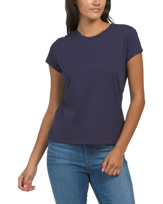 

Рубашка с коротким рукавом и круглым вырезом Goldie Tee, синий