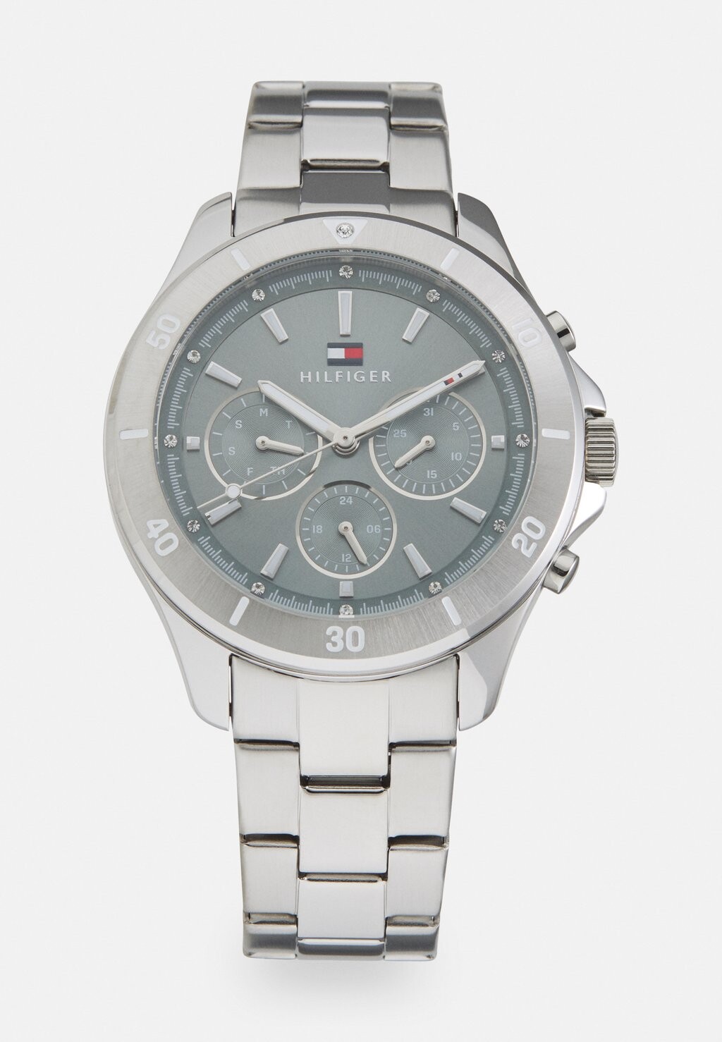 

Часы Tommy Hilfiger, серебристый/синий