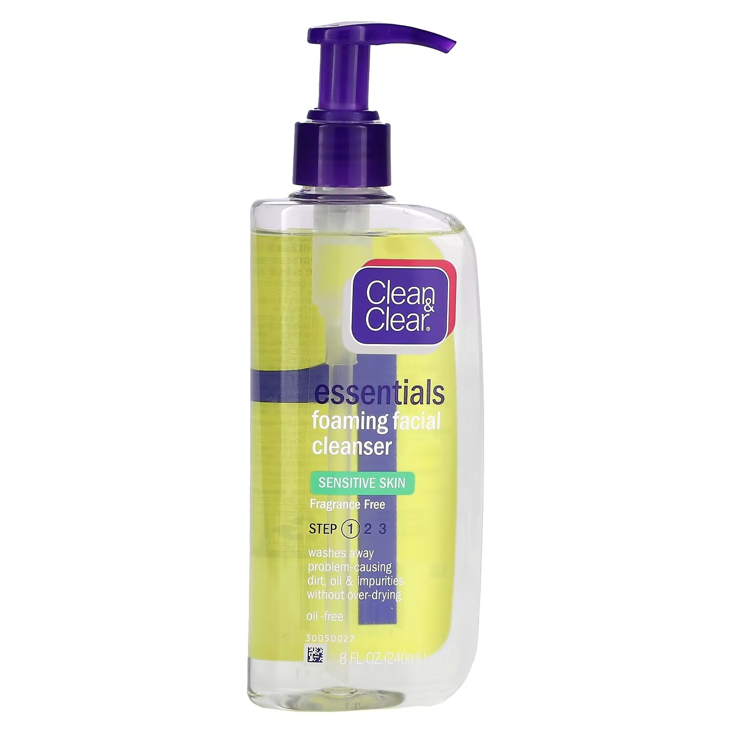 

Пенка для лица Clean & Clear Essentials очищающая для чувствительной кожи без запаха, 240 мл