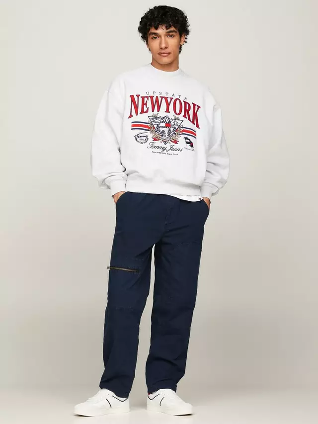 

Толстовка Tommy Hilfiger Boxy Luxe, цвет silver grey